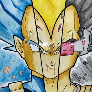 Dragon Ball Z Vegeta, three forms